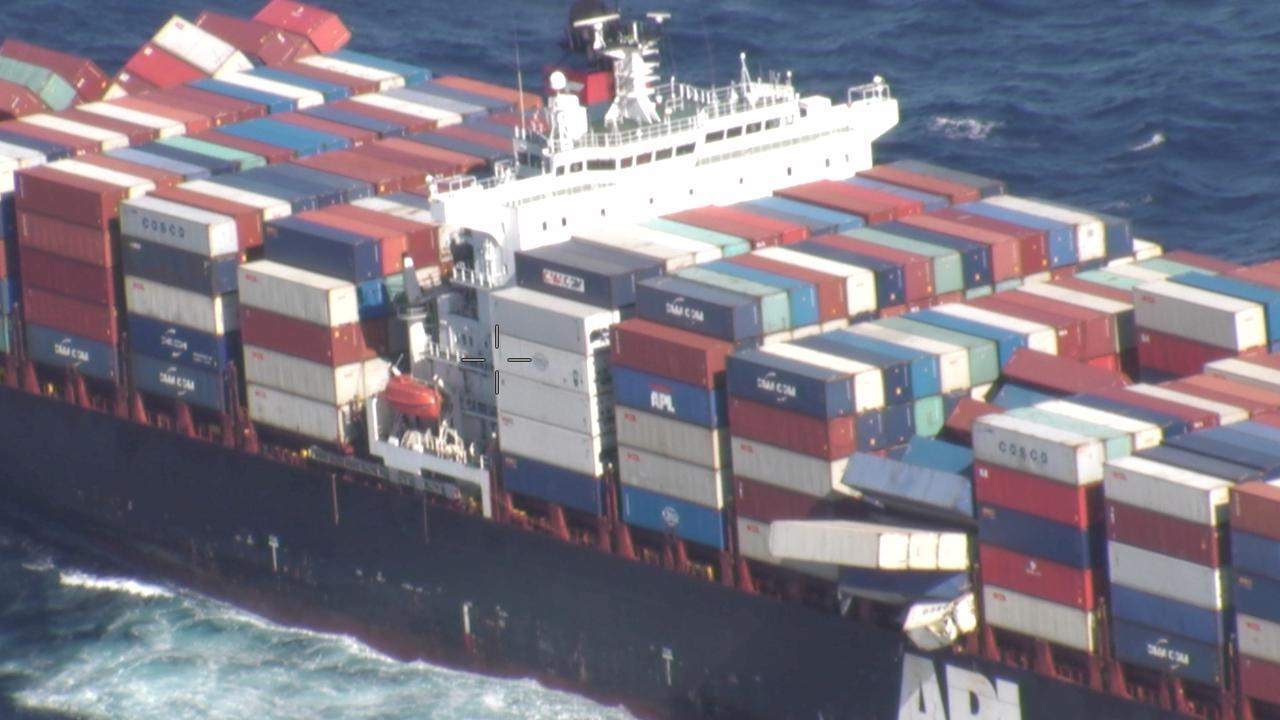 Cargo Ship APL England Loses 40 Containers Off The NSW Coast | News.com ...