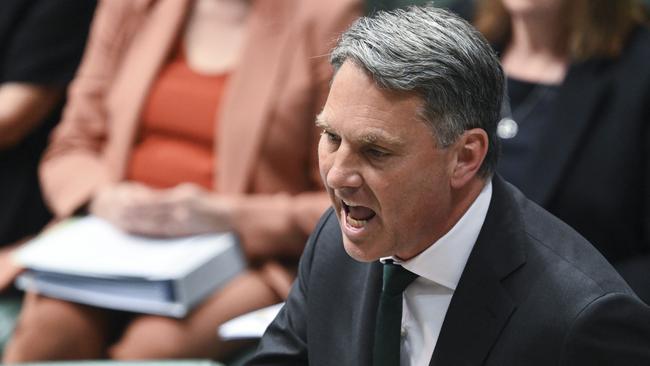 Defence Minister Richard Marles speaks during Question Time at Parliament House in Canberra. Picture: NCA NewsWire / Martin Ollman