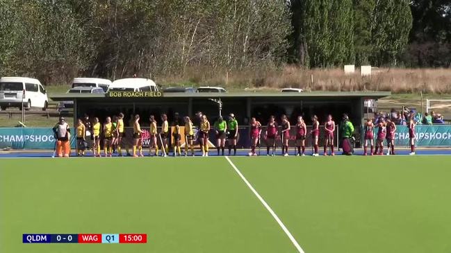 REPLAY: National U15's Girls Hockey Championships - WA Gold vs QLD Maroons