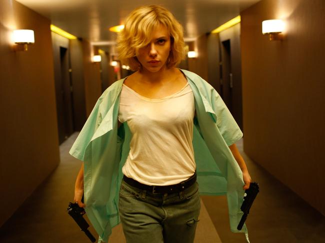 Scarlett Johansson in a scene from 2014 film Lucy