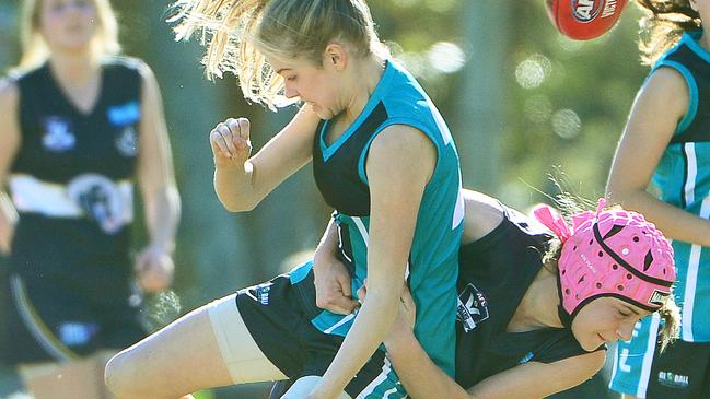 Girls footy is a big part of the Yarra Junior Football League