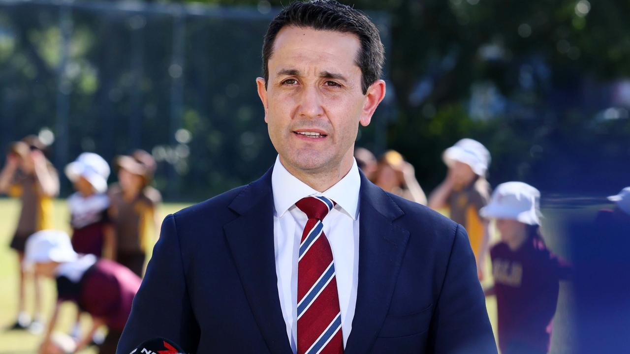 Premier David Crisafulli at the weekend. Picture: Tertius Pickard/NCA NewsWire