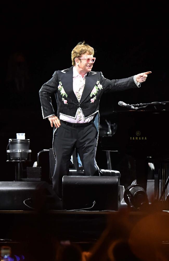 Elton John, Farewell Yellow Brick Road Tour, Suncorp Brisbane. Picture: Patrick Woods.