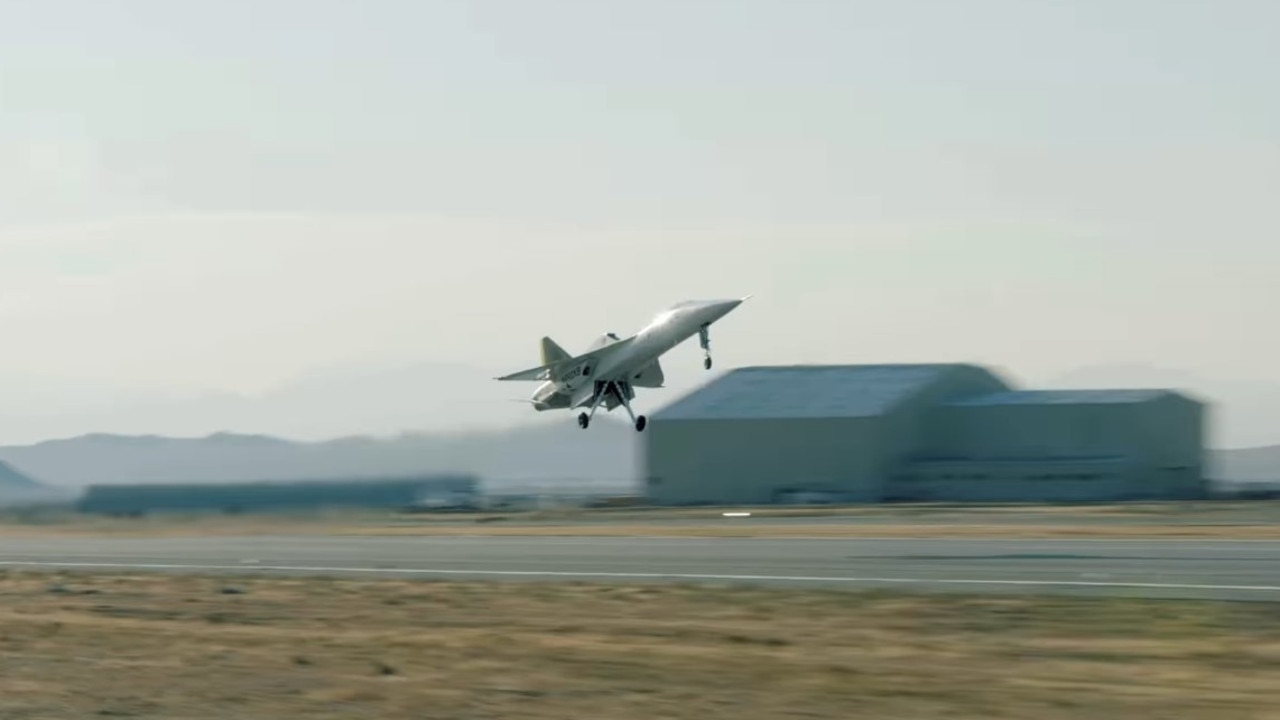 Boom’s demonstrator aircraft XB-1 officially broke the sound barrier on January 28. Picture: Boom