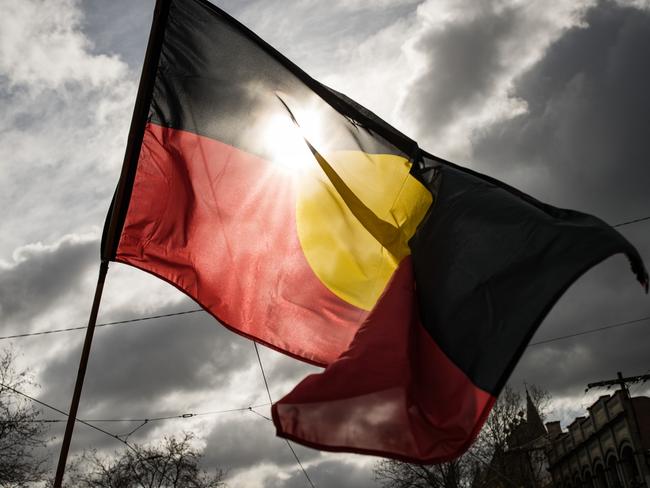 The alternative Indigenous anthem mentions sacred land. Picture: Getty