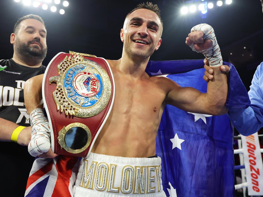 Jason Moloney achieved his childhood dream of becoming a world champion last year. Picture: Mikey Williams/Top Rank Inc via Getty Images