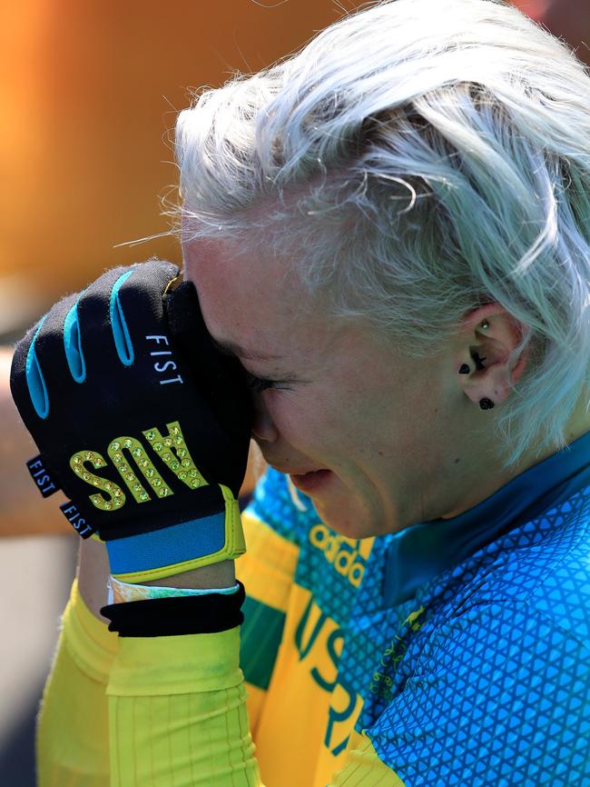 Olympic heartbreak. Pic: Adam Head