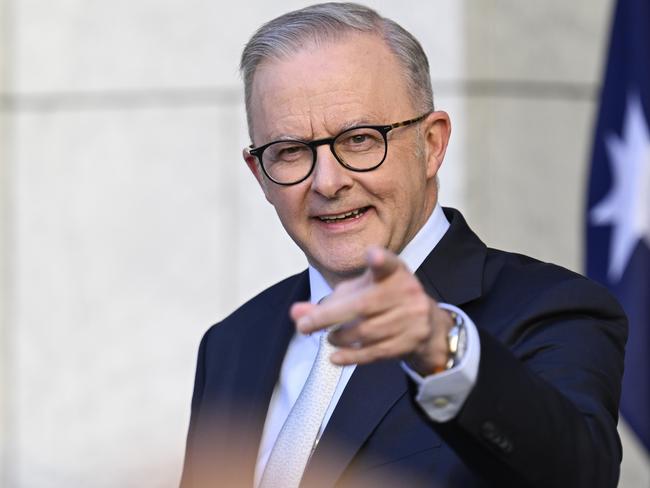 Prime Minister Anthony Albanese was the big winner on election night but support for minor parties and independents continues to grow. Picture: NewsWire / Martin Ollman
