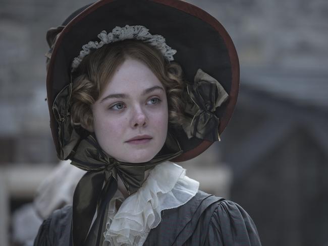 Elle Fanning as Mary Shelley.