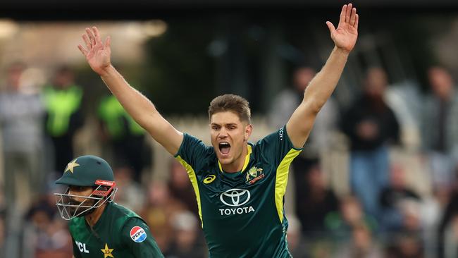 Aaron Hardie will play under Ponting at Punjab. The Aussie allrounder will earn A$228,000. (Photo by Robert Cianflone/Getty Images)