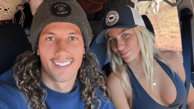 Nath and Bec living their best #vanlife. Image: Supplied