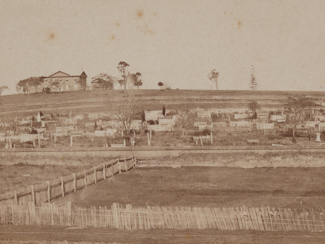 St John's Cemetery Parramatta circa July 1870.