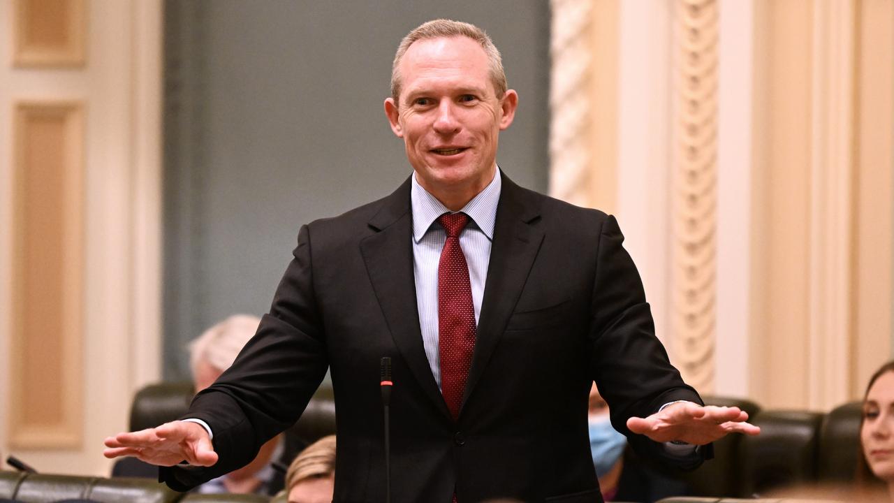 Energy Minister Mick de Brenni speaks during Question Time at Parliament House in Brisbane on November 30, 2022. Picture: Dan Peled