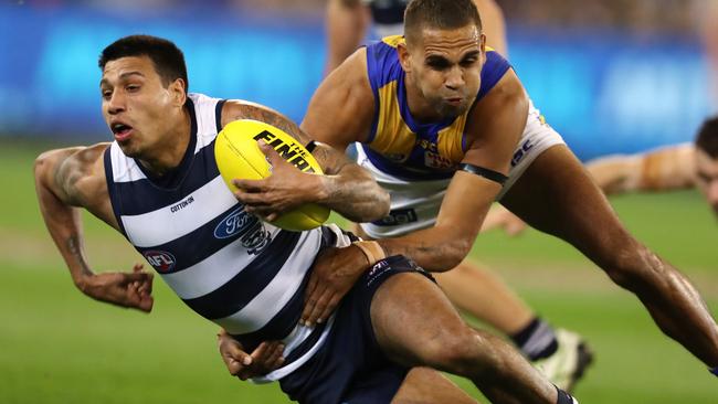 Tim Kelly has signed a six-year deal with West Coast. Picture: Michael Klein