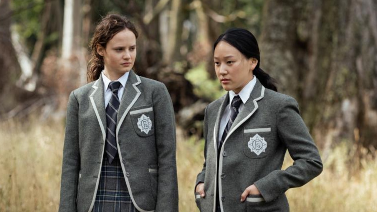 Yerin Ha and Jana McKinnon in Bad Behaviour. Picture: Stan