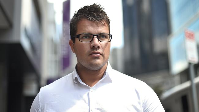 Tostee has maintained his innocence throughout the ordeal. Picture: Dave Hunt/AAP