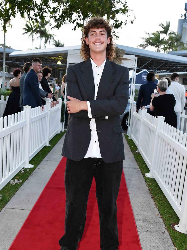 Banjo Ring at the 2023 Caloundra State High School Year 12 formal. Picture: Patrick Woods.