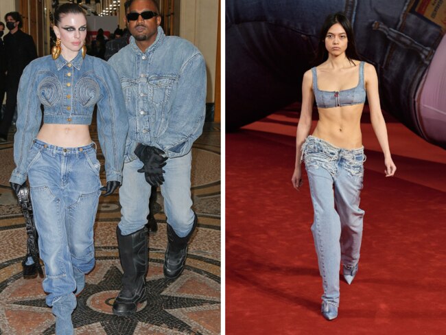 Double denim is back, for better or for worse.