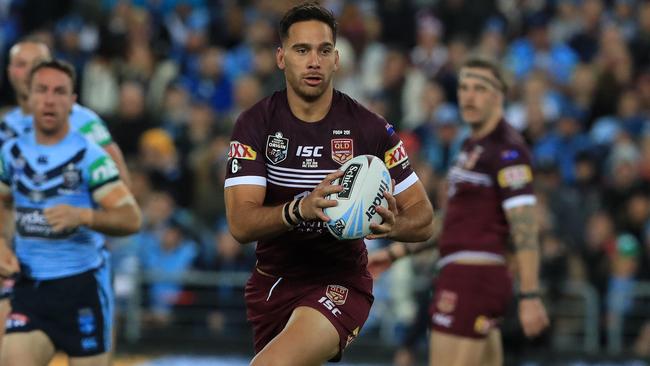 Corey Norman impressed on debut for Queensland. Picture: Adam Head