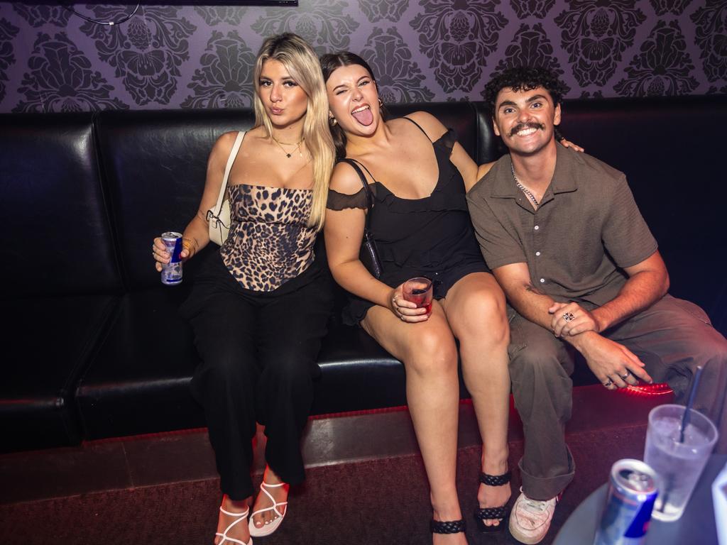 NIGHT SPOTTING: Alara Kara, Paige Petch and Alex Italiano at Cocktails.