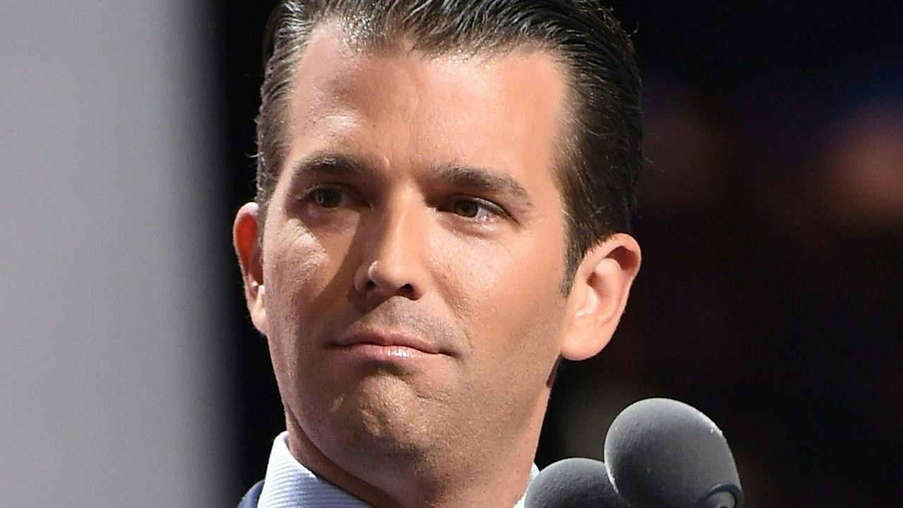 Donald Trump Jr’s girlfriend has recently tested positive for the virus. Picture: AFP PHOTO / Robyn BECK