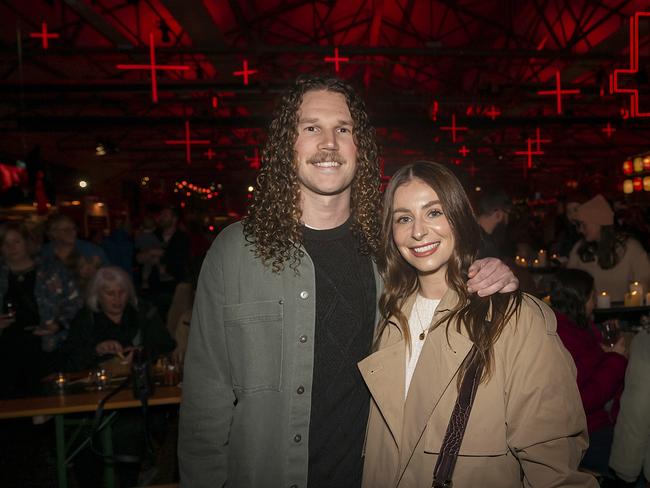 Dark Mofo 2023. Winter Feast. Tyler Fraser and Grace Elias. Picture: Caroline Tan