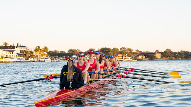 The St Hilda's School VIII crew - PIcture courtesy of Callum Whitton/ CD Visuals.