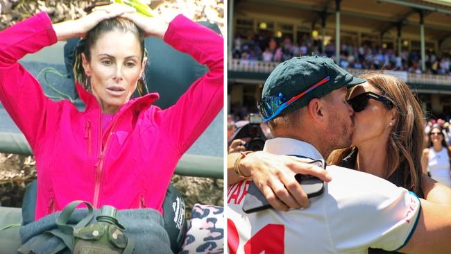 Candice Warner and her husband's Baggy Green. Photo: Network 10.