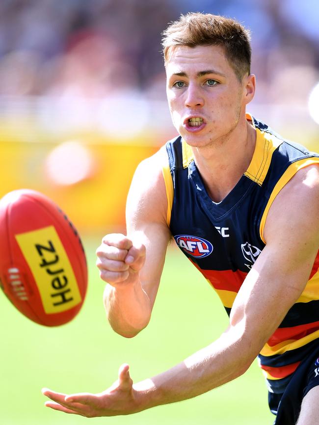 Jake Kelly is one of the few Crows with AFL experience picked for AFLX. Picture: Mark Brake/Getty Images