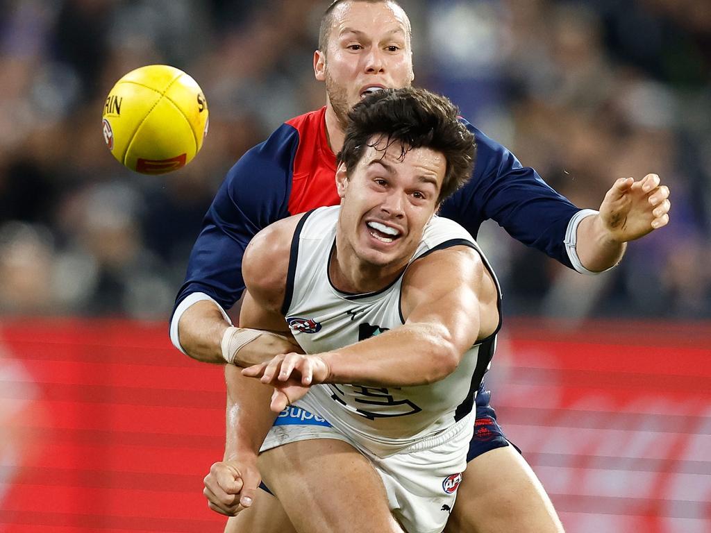 Skill execution has hampered the Blues all season long. (Photo by Michael Willson/AFL Photos via Getty Images)