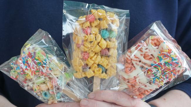 Crave Dessert Bar's cereal pops. Picture: Jessica Ball