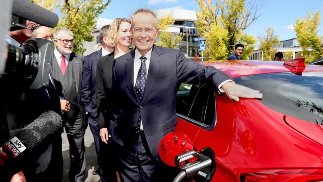 Bill Shorten during the launch of Labor's Climate Change Action Plan. Picture Kym Smith