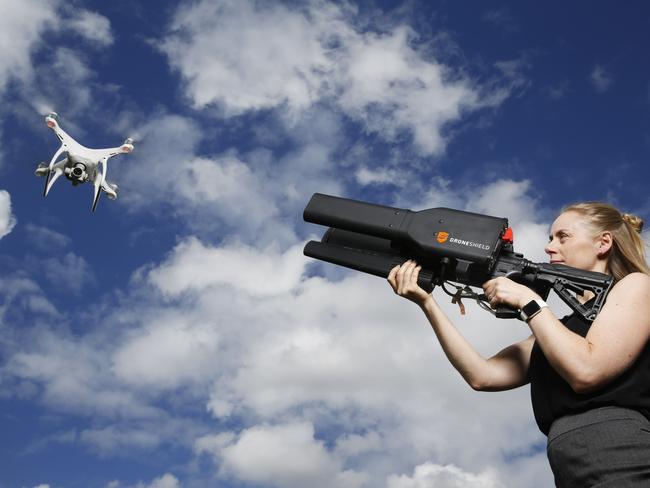 Droneshield has developed patented software and hardware to detect drones and small unmanned air vehicles from over one kilometre away. Pictured is Claire Newey the Chief Financial Officer.