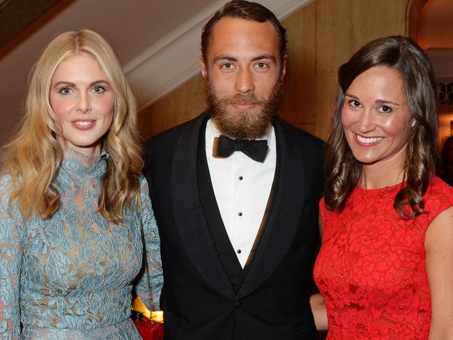 Donna Air (L) will attend as James Middleton’s plus one. Picture: David M. Benett