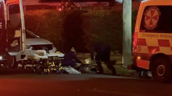 A woman has died after she was struck by two vehicles on the Central Coast overnight. Picture: TNV