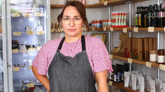 Madelin Stones had only opened the door to her Newcomb cafe two weeks ago, then Covid restrictions forced them shut. Picture: Glenn Ferguson