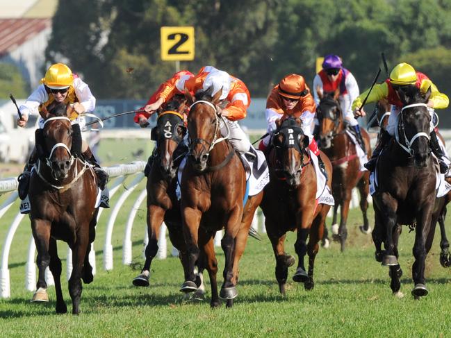 Photographer: Simon Bullard. Race 7 - 4:30PM THE BMW (2400 METRES). Winner 'Preferment'ridden by Hugh Bowman.