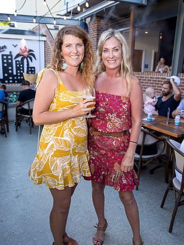 Bronwyn Garland, Louise Mann, Hot City, Cold Beer at The Collective Palm Beach. Picture: Andrew Meadowcroft.