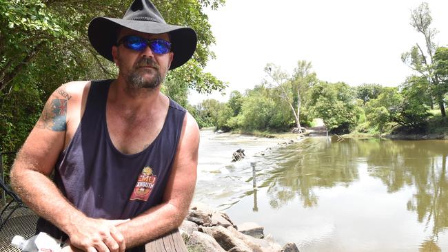 Palmerston man Dustin Hansen has seen plenty of people act recklessly at Cahills Crossing. PICTURE: Katrina Bridgeford