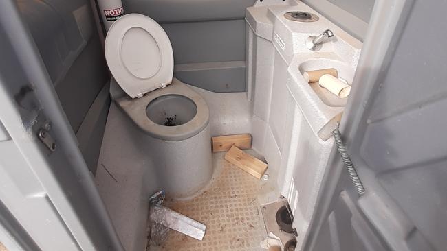 A SafeWork SA audit blitz found the majority of construction site toilets were not up to standards: Picture: SafeWork SA