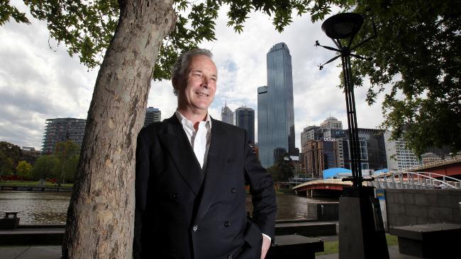 Barrister Brian Walters, the Greens candidate for the seat of Melbourne, in the city yesterday. Picture: David Geraghty