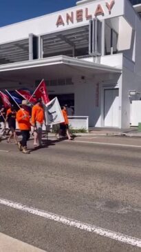 Townsville's Labour Day march at The Strand 
