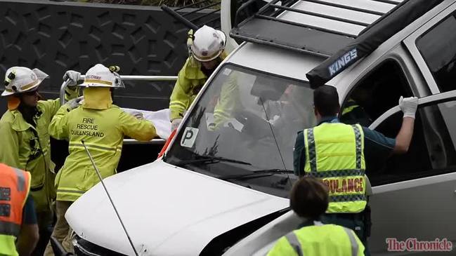 Ute crashes into East Creek