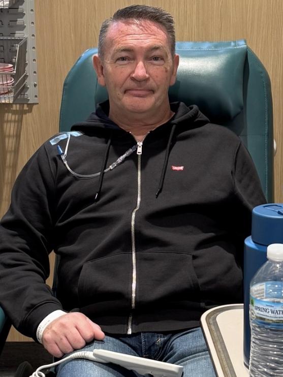 Ian Price awaits further chemotherapy sessions.