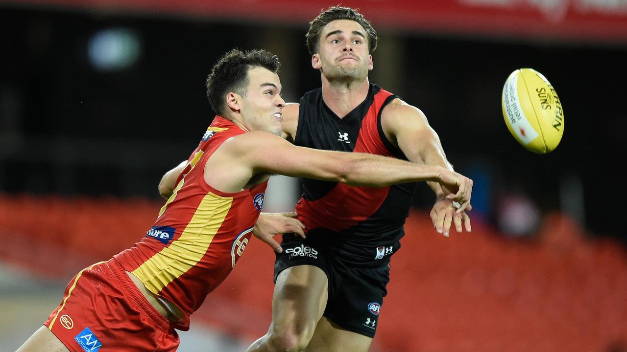 Jack Bowes was used as a defender in his final seasons at Gold Coast but plans to reboot his career as a midfielder. Picture: Getty Images