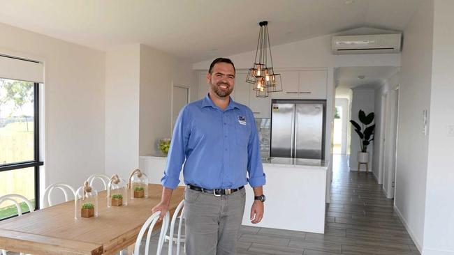 Anthony Wolff of Hotondo Homes Mackay has noticed a spike in first homes buyers since January. Picture: Lee Constable