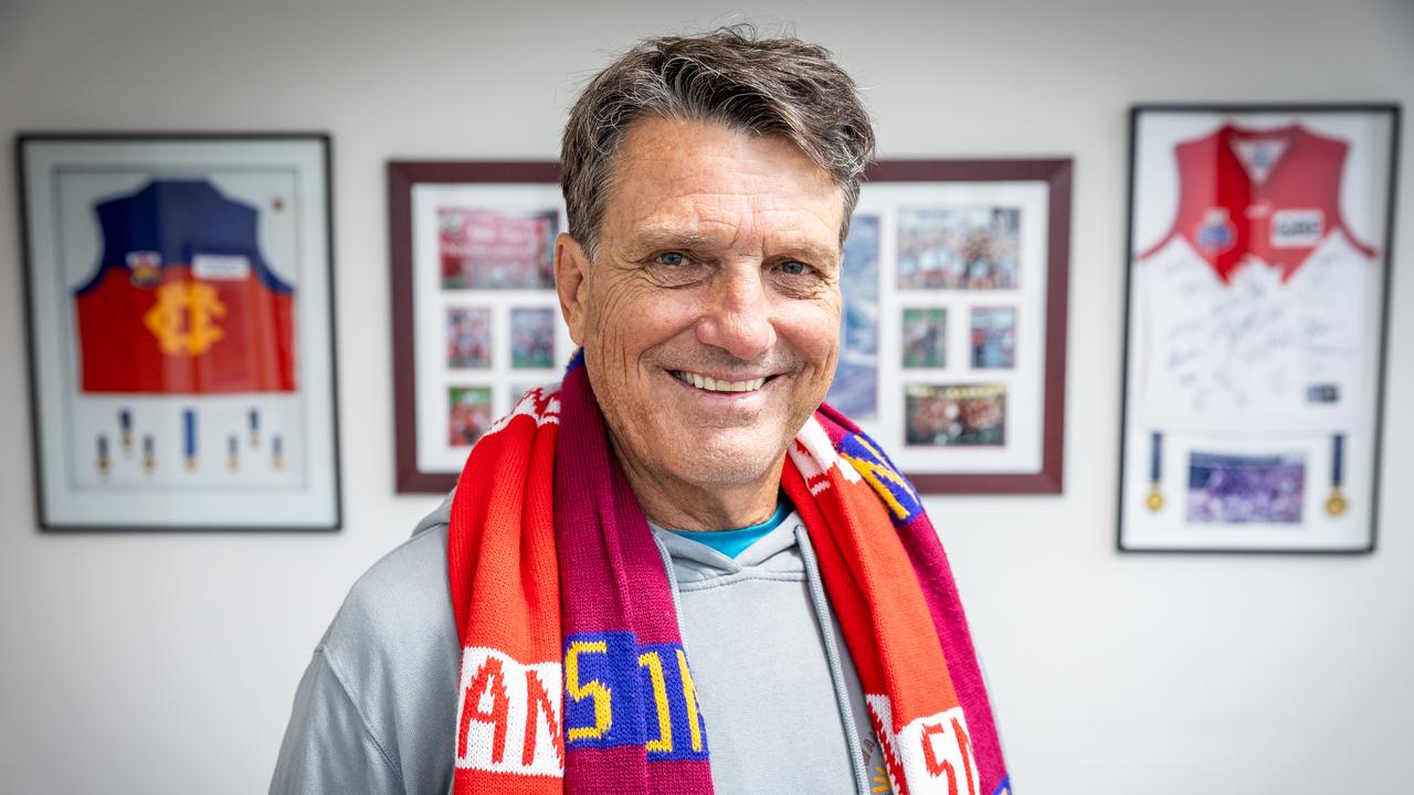 Roos is a former Fitzroy Lions captain along with his Sydney association. Picture: Jake Nowakowski