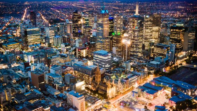 Melbourne’s CBD skyline.