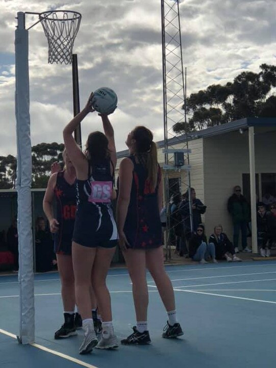 Yorke Peninsula Netball Association players in action during the 2019 season. Picture: Supplied, Yorke Peninsula Netball Association Facebook