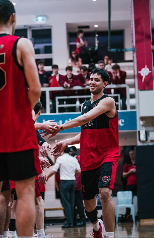 Gregory Terrace First V basketballer Tama Tuhi.